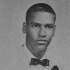 Huey Newton high school yearbook photo